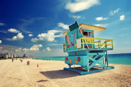 South Beach in Miami, Florida