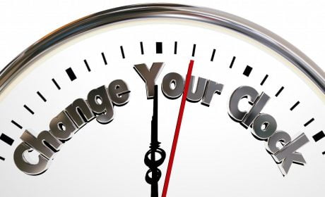 Change Your Clocks Turn Hands Back Forward Time 3d Illustration