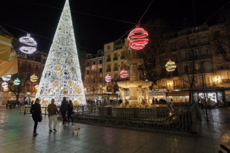 Encendido del alumbrado navidad Granada