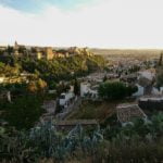 Views of the Alhambra from the streets of the Sacromonte neighborhood