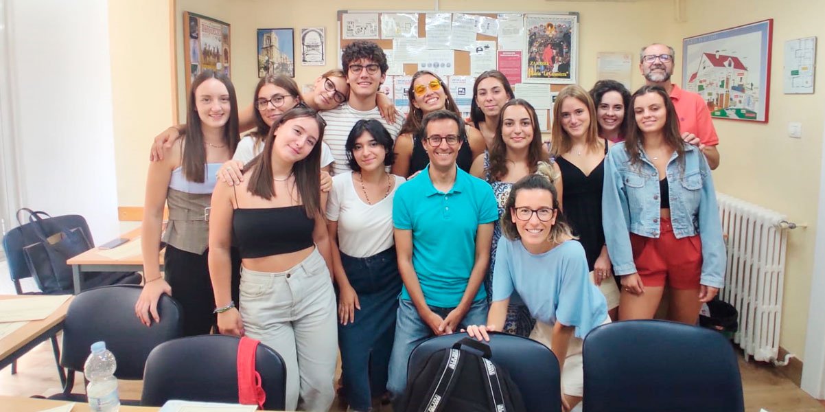 Estudiantes de Italia, Alemania y Noruega en Granada