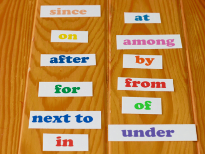 preoposiciones en español