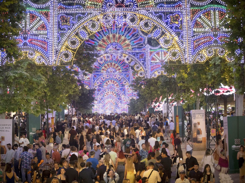 Lights at Granada's Fair Lights at Granada's Fair